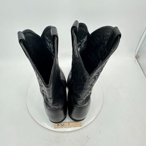 Ariat Heritage Men Size 9EE 34770 Black Leather Pull On Western Cowboy Boot - Picture 10 of 12